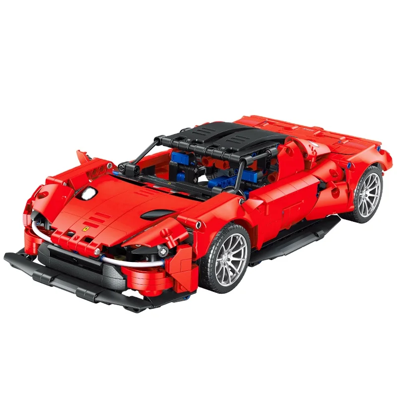 Zhiqu High-Tech Educational Building Sets Luxury Plastic ABS Racing Vehicle Model Super Racing Car Girls Box Includes PCS Bricks
