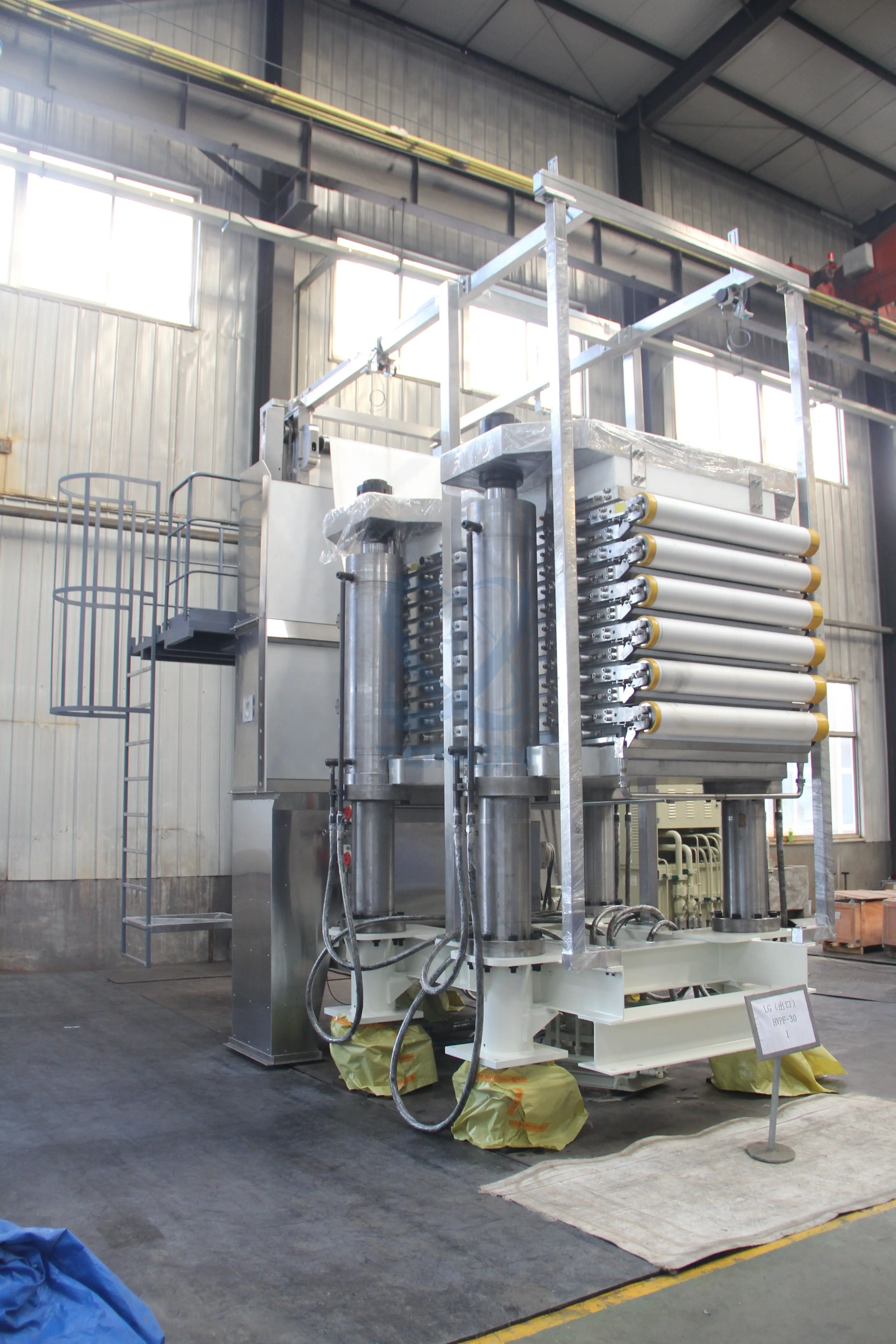 Toncin vertical filter press plate and frame tower filter press  filter 1-270