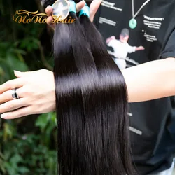 Factory Supplier Human Hair Extension Raw Indian Hair Bundle Unprocessed Virgin Indian Hair Wigs