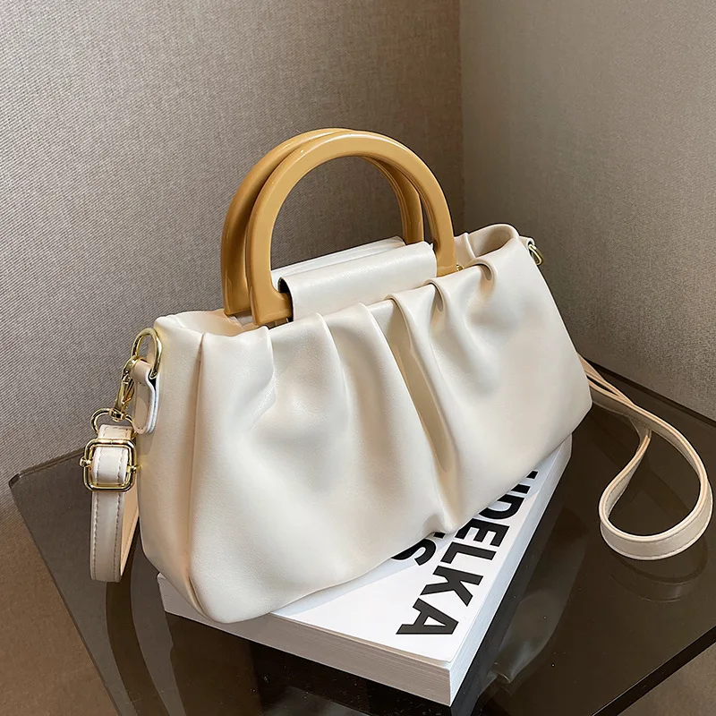 Casual Style leather bag for women black single  shoulder bag tote mini cross body for girls