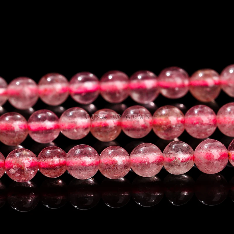 JD GEMS Semi Precious 4mm Natural Crystal Quartz Jade Jasper Agate Small Size Round Loose Stone Beads for Jewelry Making
