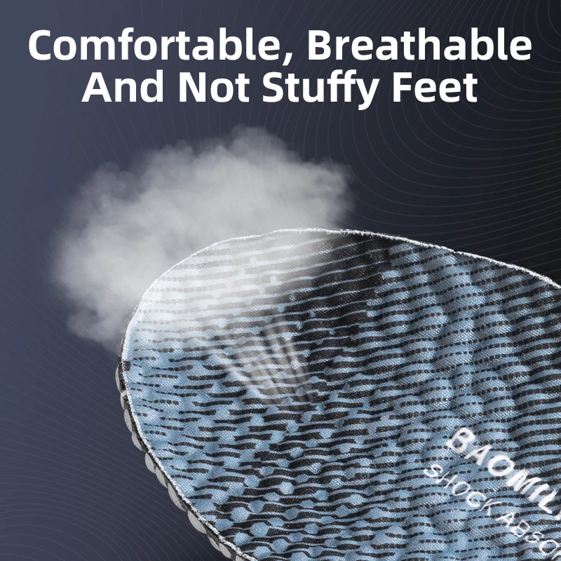 Sports Shoe Insoles for Running  Cycling Shoes Shoe-pad Memory Foam Shockproof Soft Foot Insoles