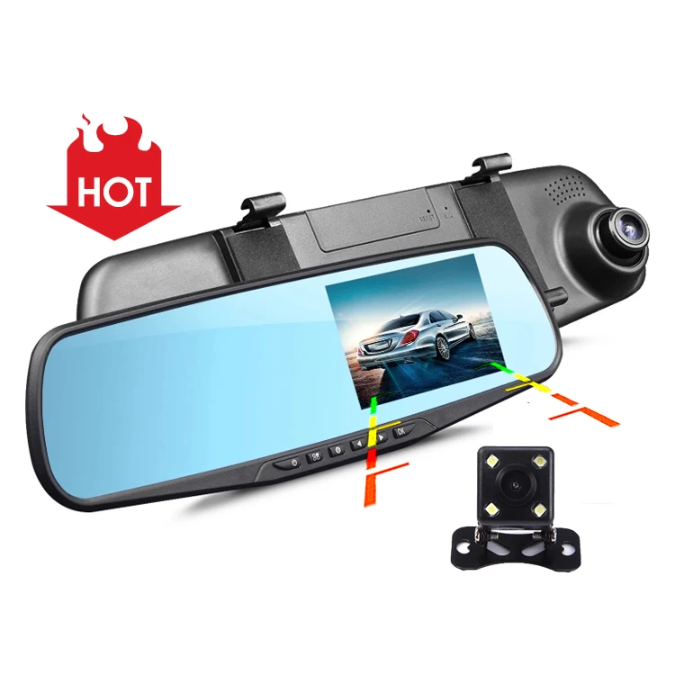  EGO 4 3 дюймов hd 1080p полностью раздвижной Электрический Автомобильный видеорегистратор с боковым сиденьем камера заднего