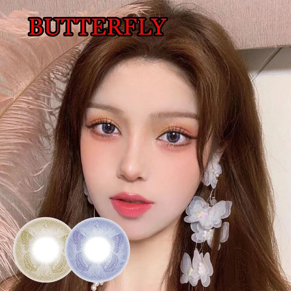 Cosmetic Color Contact Lenses Butterfly