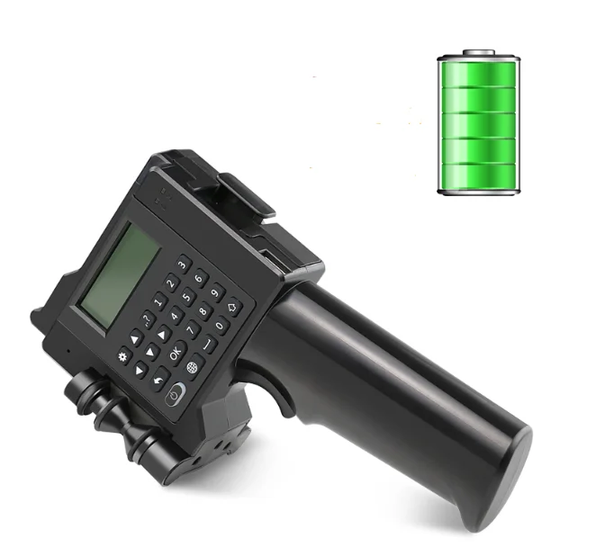 зайн кнопочного типа разведки ручной цветной принтер с четыром картриджим, для отмечены на деревянной коробки и другие материалы