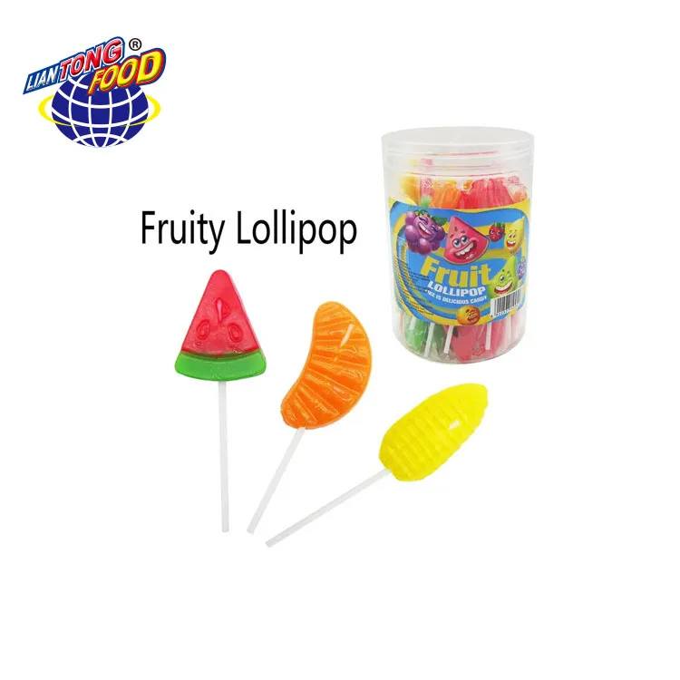 Lollipop Fruit Flavor Lollipop Normal Stick Sweet And Sour Candy
