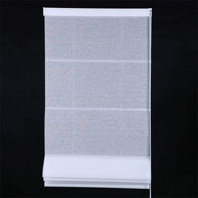 home decor blackout fabric curtain roman blind white  roman motorized shades