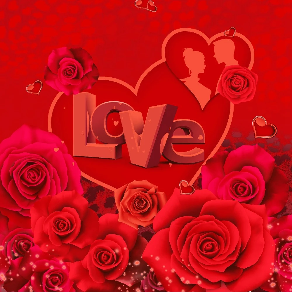 Making couple bed sheet set flower rose wedding love 100% polyester fabric for bedding