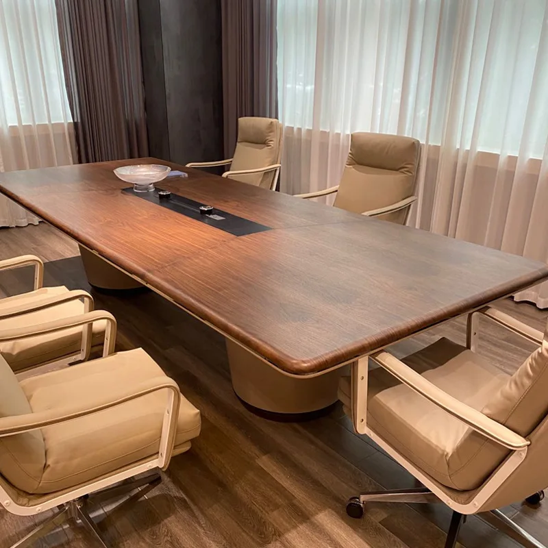 Painted conference table Oval Office conference desk large negotiation table modern fashion