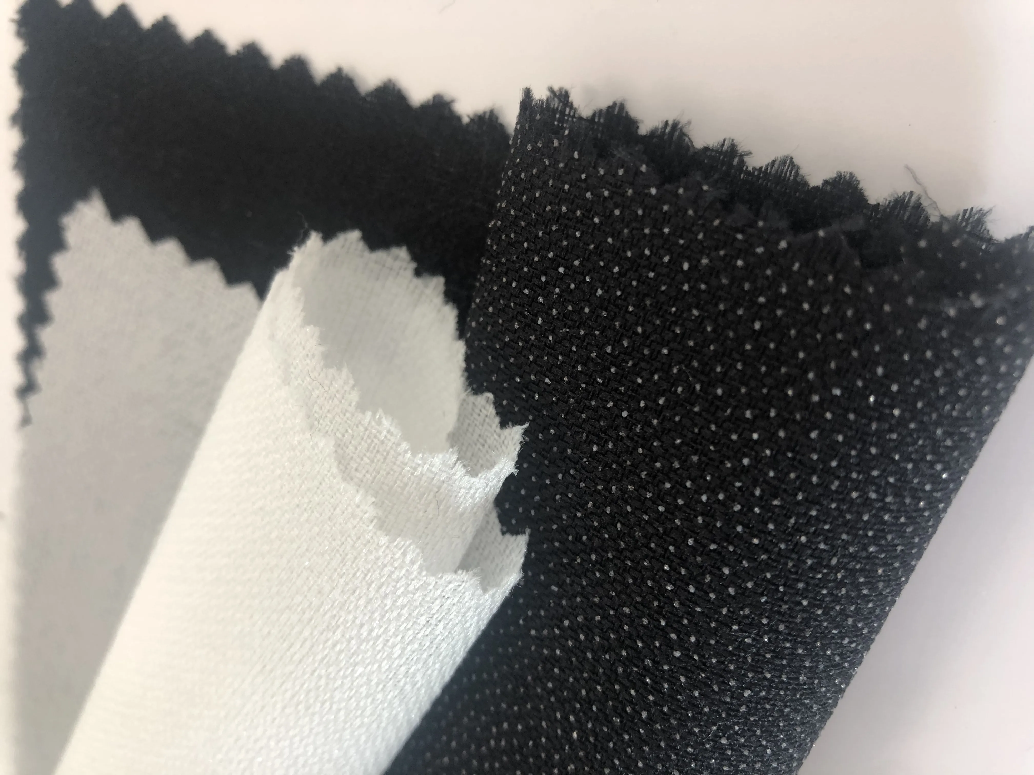 woven fusible interlining water jet fabric for suits