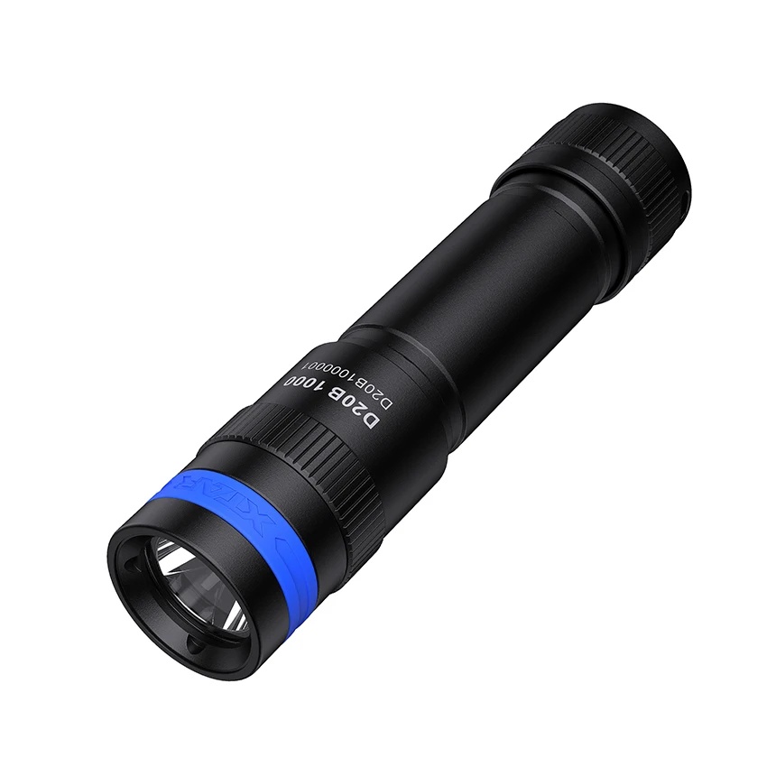 Xtar D20B SOS Function Portable Rotary Switch 1000 Lumens Led Waterproof Underwater 50m Skin Diving Flashlight Torch