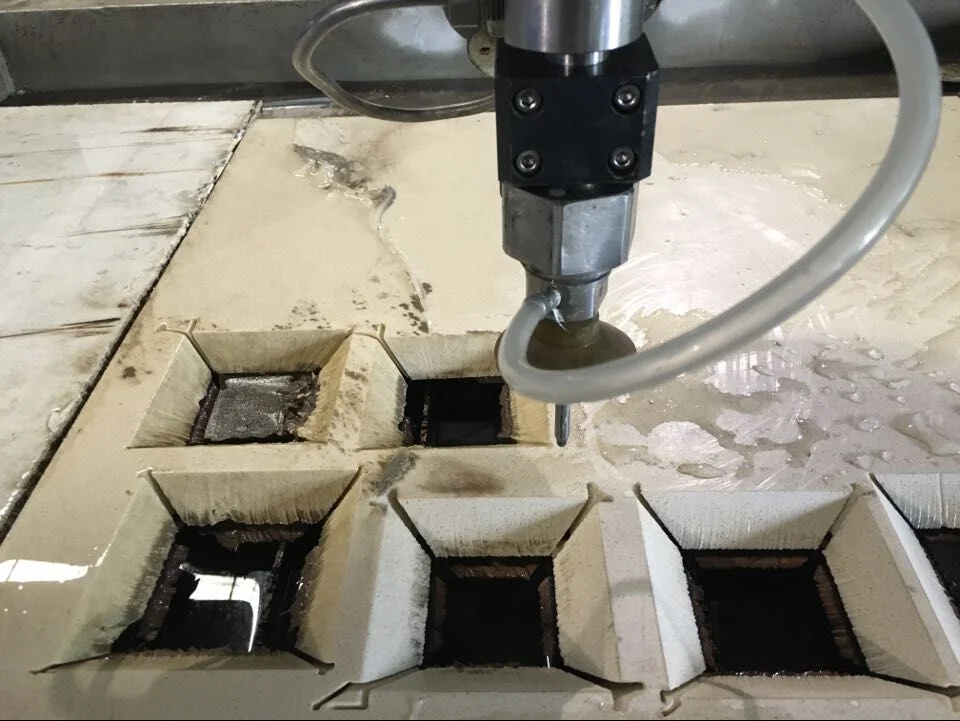 Ceramic tile cutting machine by water jet cutting with hydro cutter ultra high pressure water cutting machine water cutter