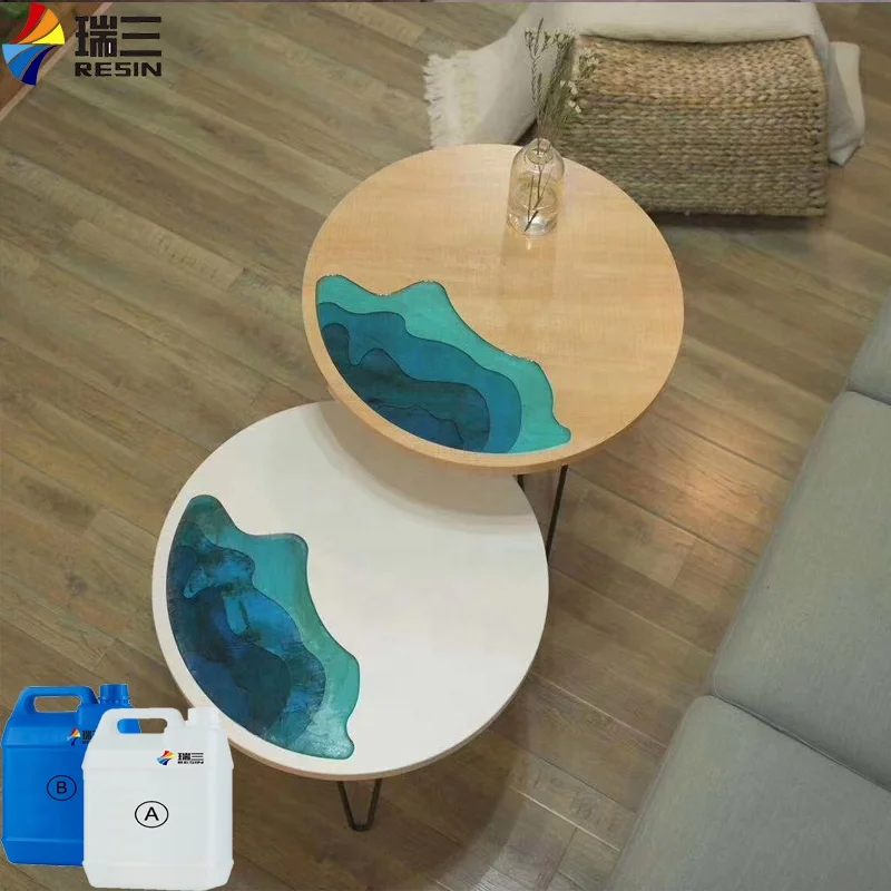 High quality 2:1 epoxy resin production plant epoxy resin for floors wholesale Art Casting Resin and Hardener Hard