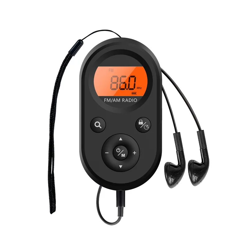 Lightweight Walkman with Excellent AM FM Reception Great for Cycling Features LCD Display