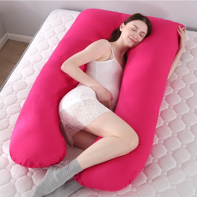 High quality Pure Cotton Maternity Pillow side sleeping and waist protection pillow Super pregnancy woman pillow