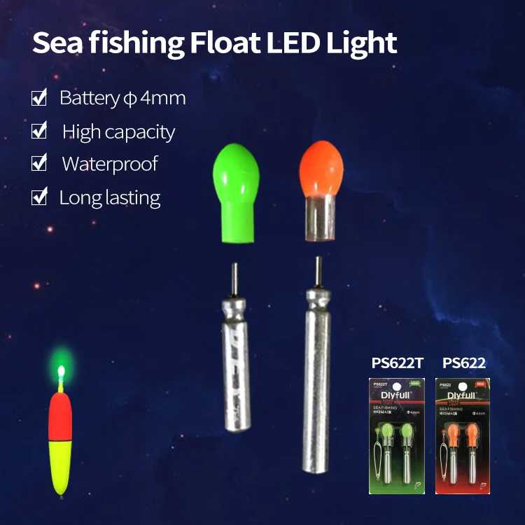Dlyfull PS622 Green Glow Light Night Fishing Float Bite Indicator