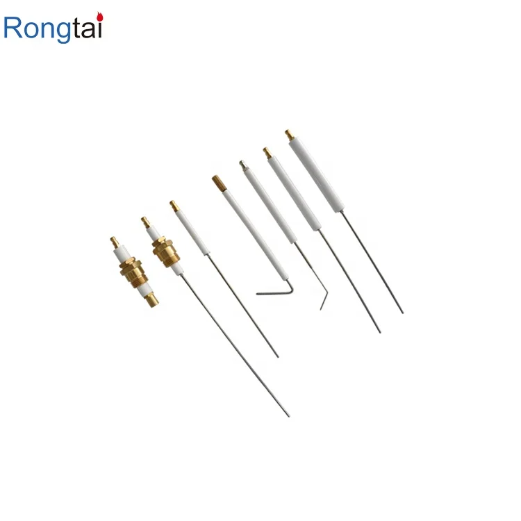 H Type 95% Alumina Ceramic Igniter Al2o3 Ignition Needle Spark Electrode For Gas Burner