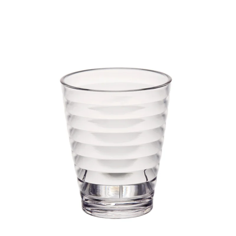 ODM OEM Polycarbonate stackable Cup Unbreakable Plastic Camping Cup Water Soda Lemonade Cup