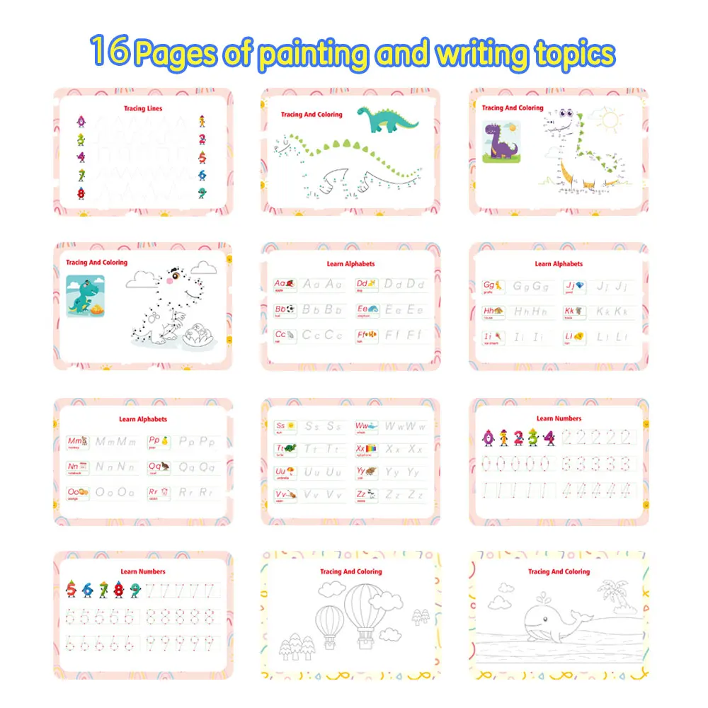 Busy Book for Kids Montessori Early Education Books Preschool Learning Toys Activity book Educational Busy Board