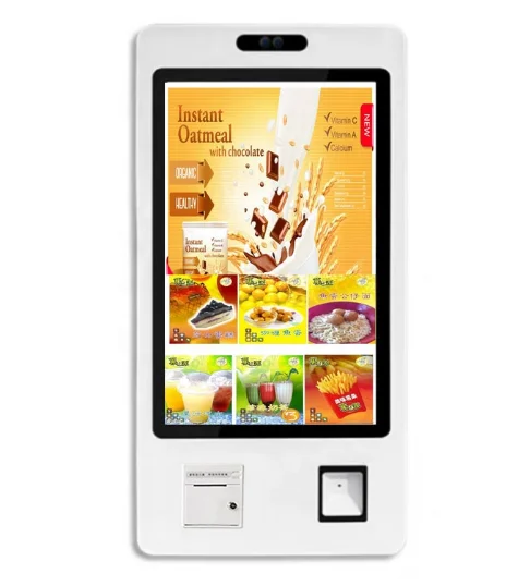 
32 inch Restaurant Automatic Kiosk Touch Screen Computer Unattended Self Ordering Self Service Payment Kiosk Machine  (1600144009929)