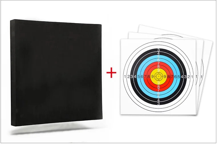 CUPID Archery Customization Foldable Butt Bag 50*50cm Eva Archery Shooting Target Board Foam Target With Target Paper