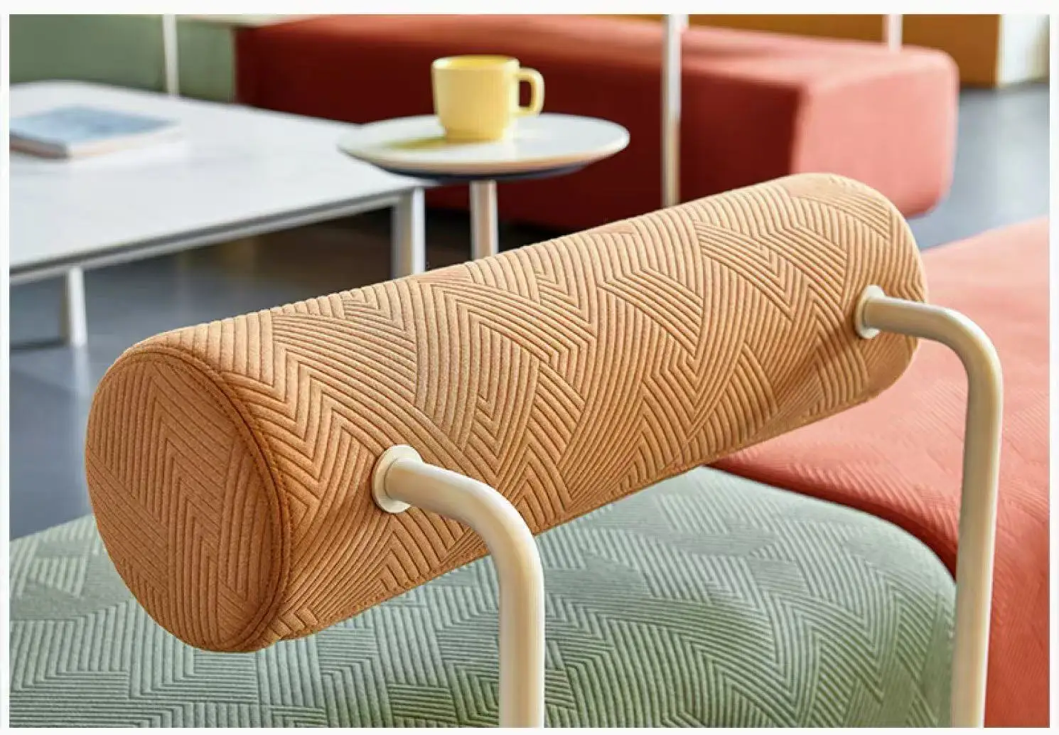 Wholesale price modern sofa set luxurious designer couches fabric colorful sectional sofas for public area furniture