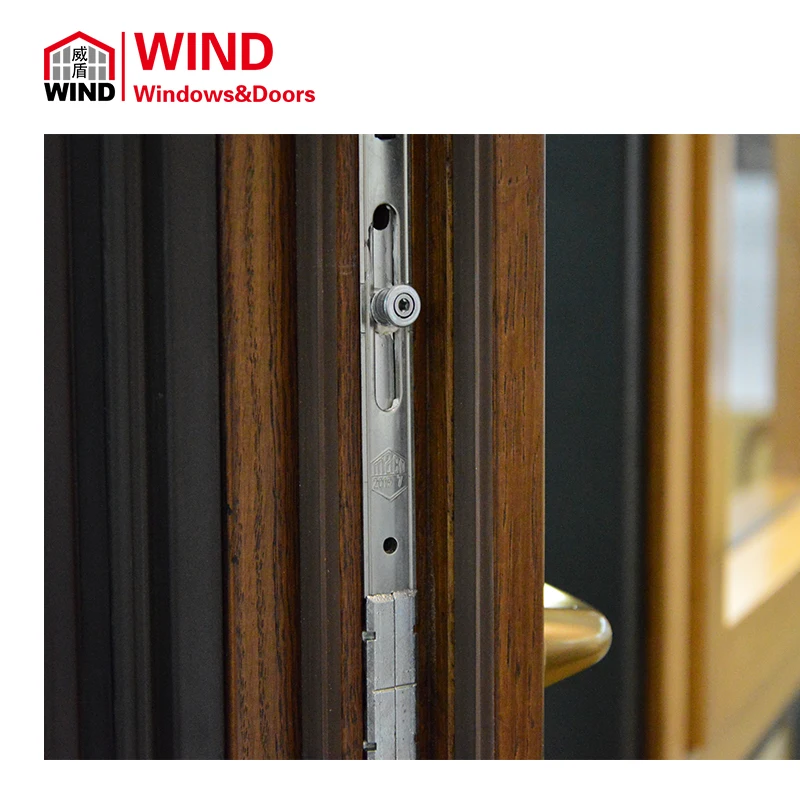 WIND New Italy Style Aluminum Clad Wood Passive Window