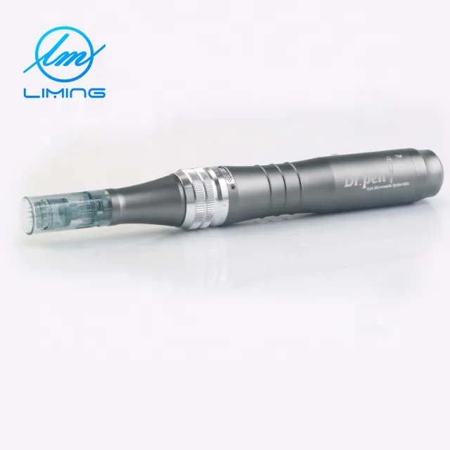 Dr pen m8-w microneedling derma pen round wireless digital  beauty care latest nano leather rolling micro needle pen
