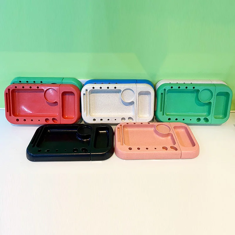 Multifunction Cigarette Rolling Tray Gift Set Wholesale Custom 3d Sublimation Tin Tobacco Blank Rolling Tray