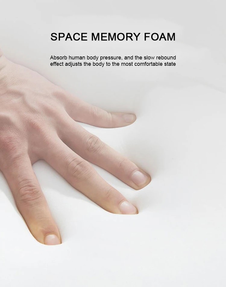 Sleeping Ergonomic Contour Memory Foam Pillow Neck Pain Relief Orthopedic Neck Pillow with Washable Cover