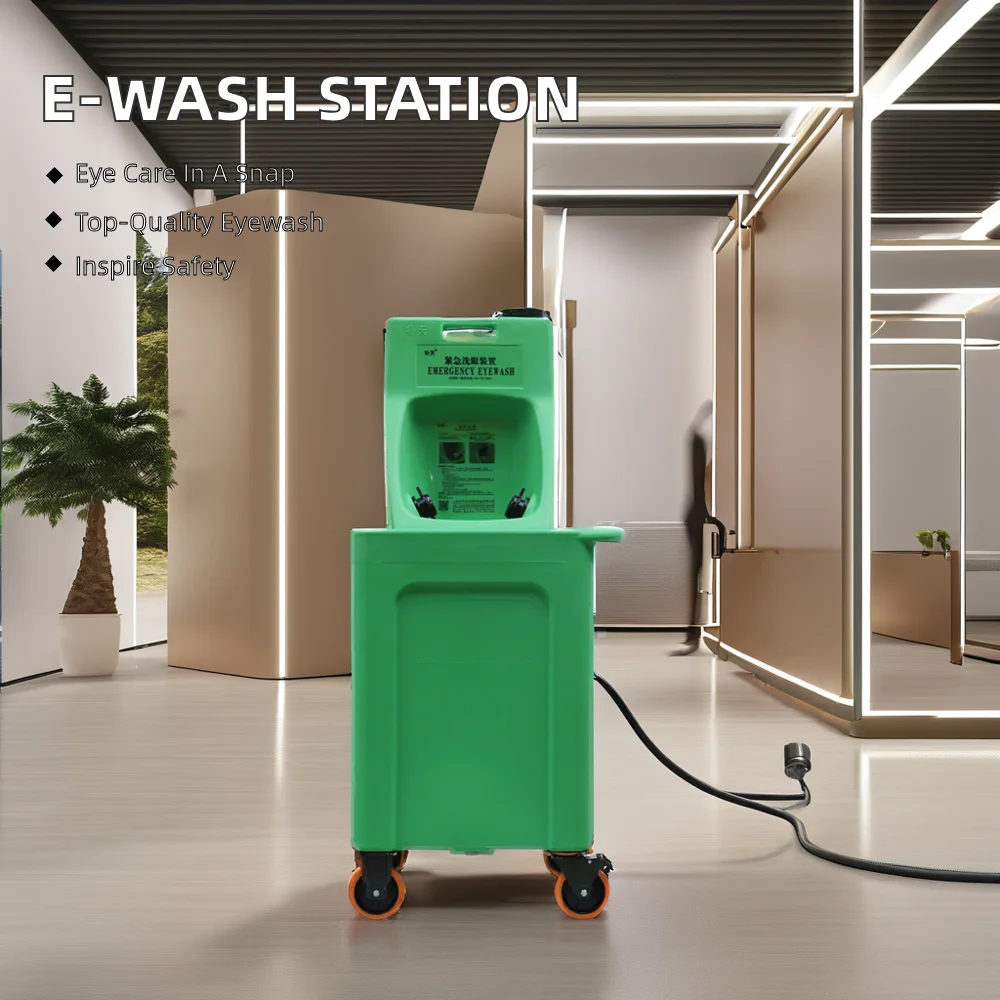 Factory-Portable Eyewash Station with Emergency Clearance Requirements Canvas Upper Material for Washing Needs