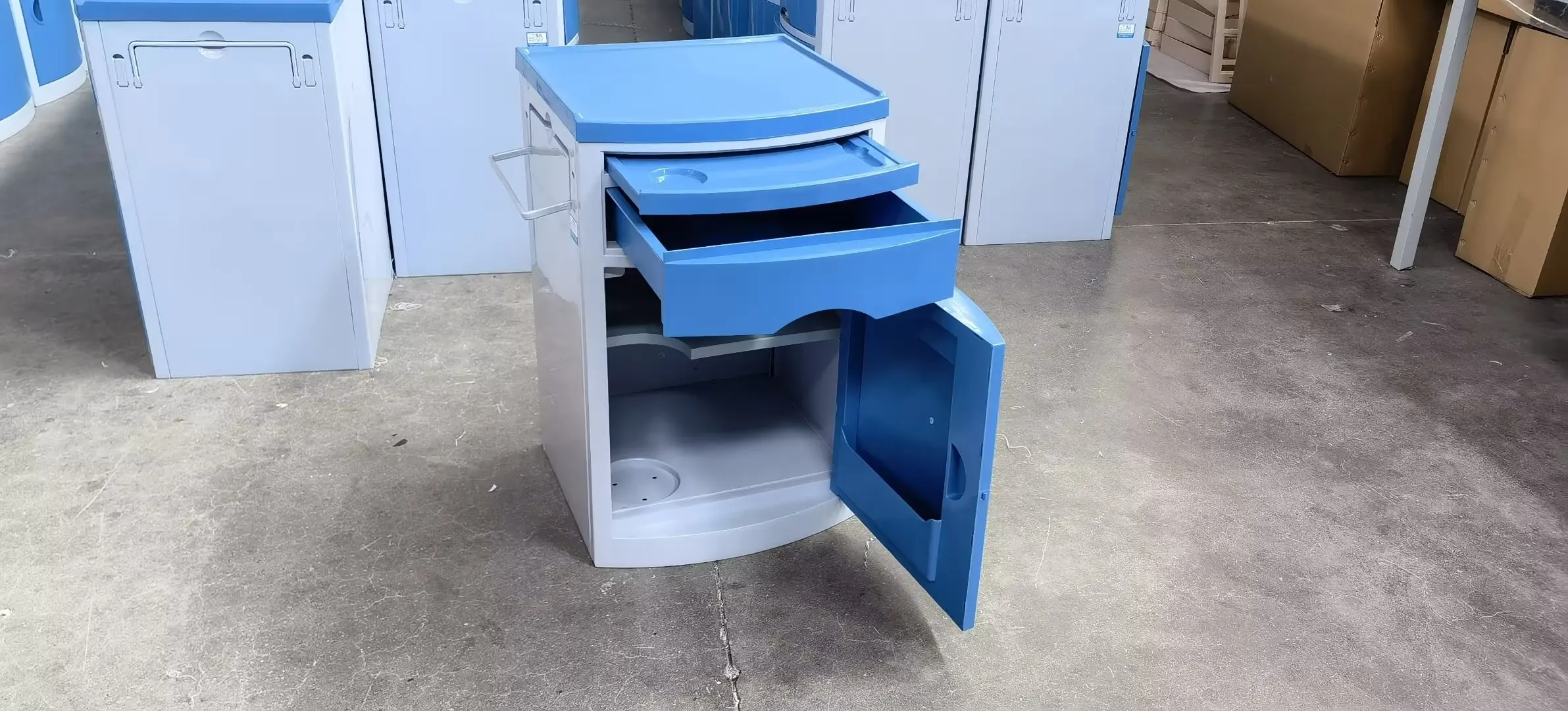 ABS Patient bedside cabinet hospital medical night table