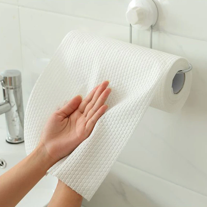 Одноразовые ленивые тряпки, кухонное полотенце, Влажная и сухая стирка, многократная Бытовая Чистка, белые тряпки, принадлежности для посуды