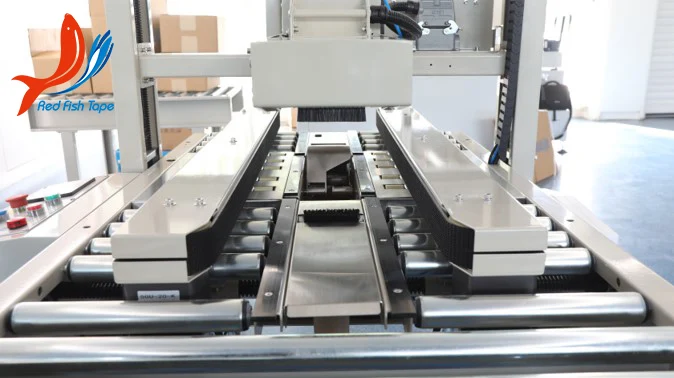 Top & Bottom Case Sealer Water Activated Tape Semi-auto Tape Carton Box Sealing Machine