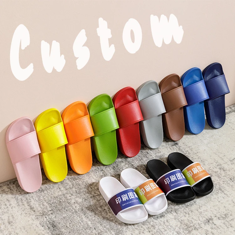 2021 женские летние пляжные тапки, сандалии для ванной комнаты, индивидуальный логотип, мужские шлепанцы на заказ