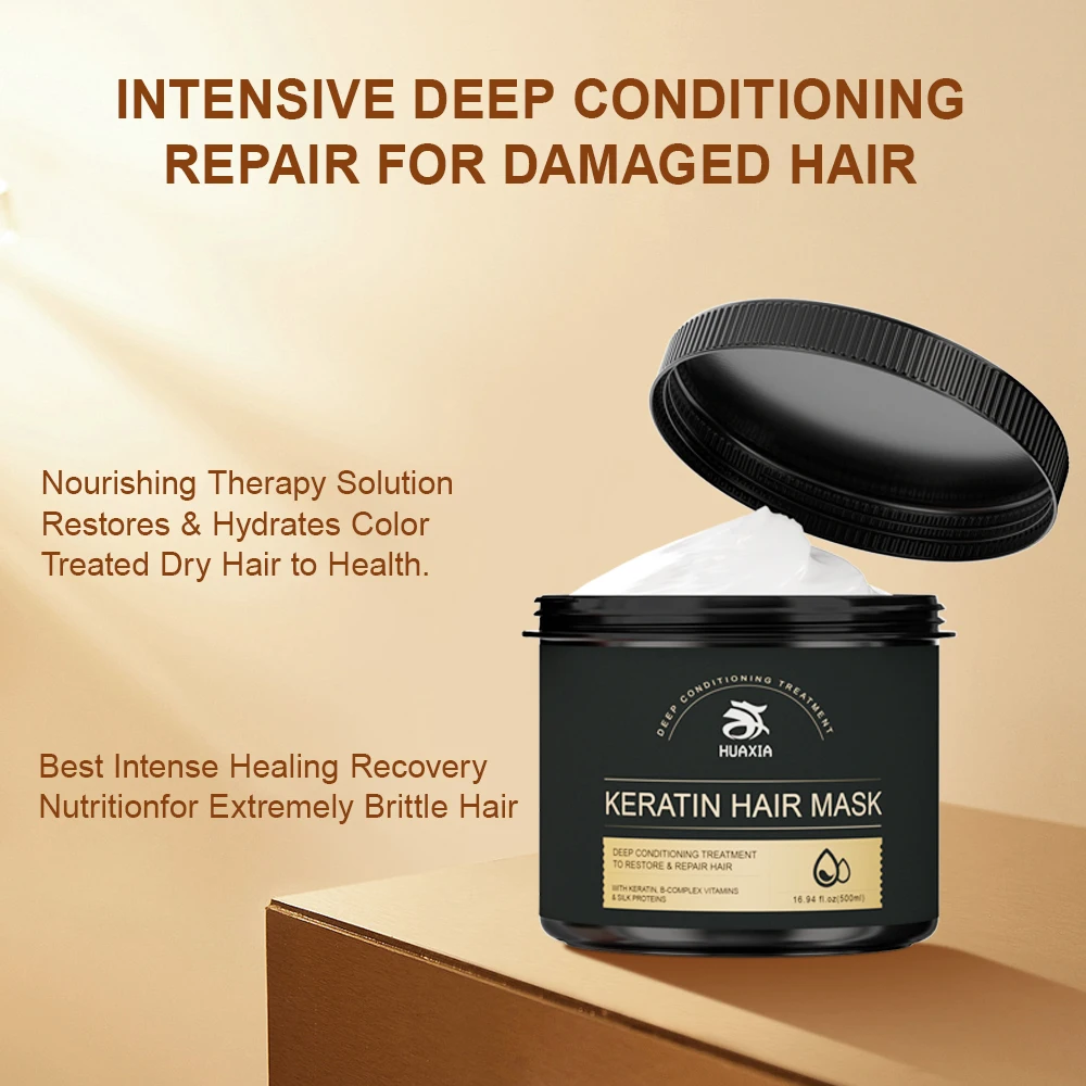 HuaXia Wholesale Price Private Label Manageable Winner Product Hair Mask Organic For Dry Hair