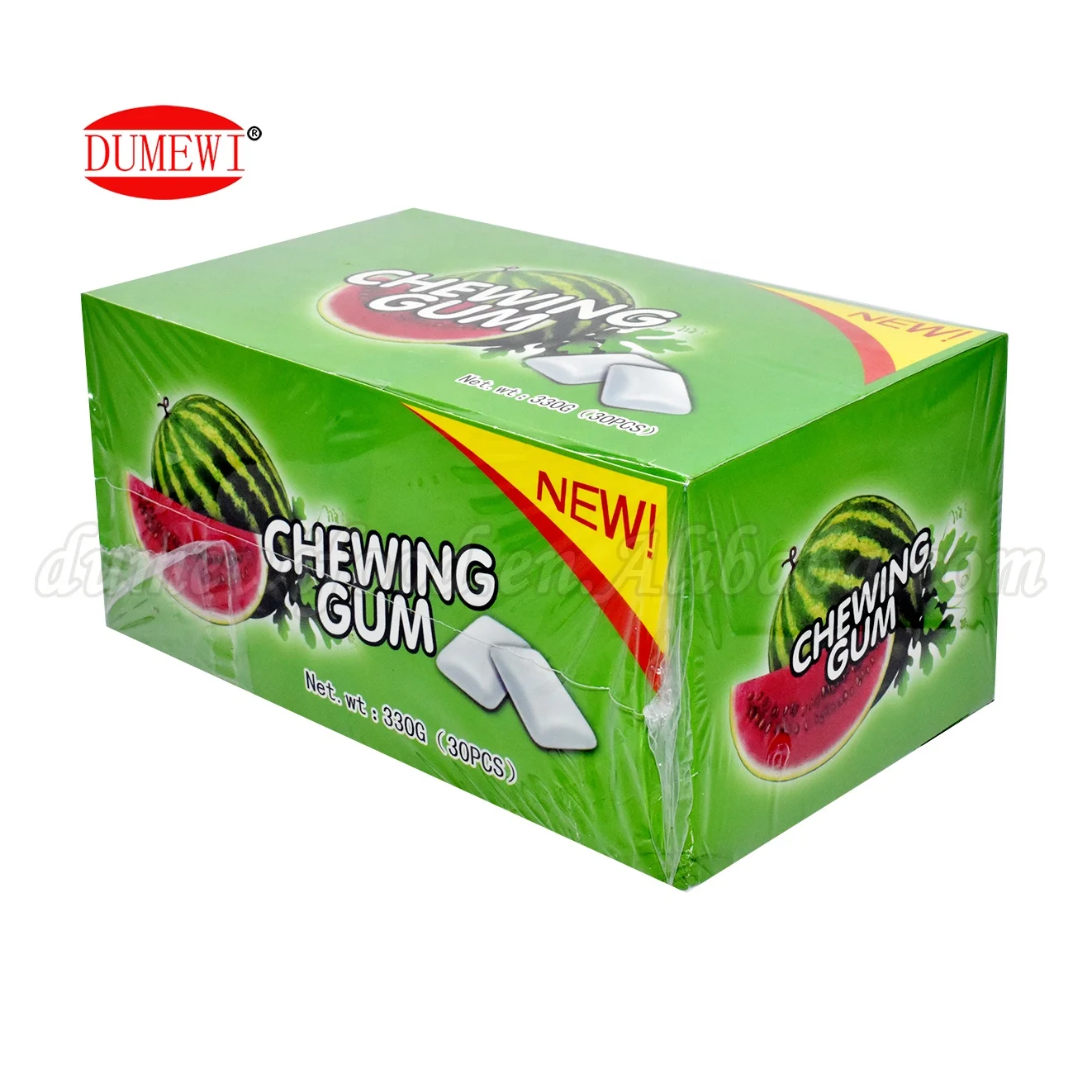 Wholesale Watermelon Flavored Gum Fruit Flavored Bubble Gum