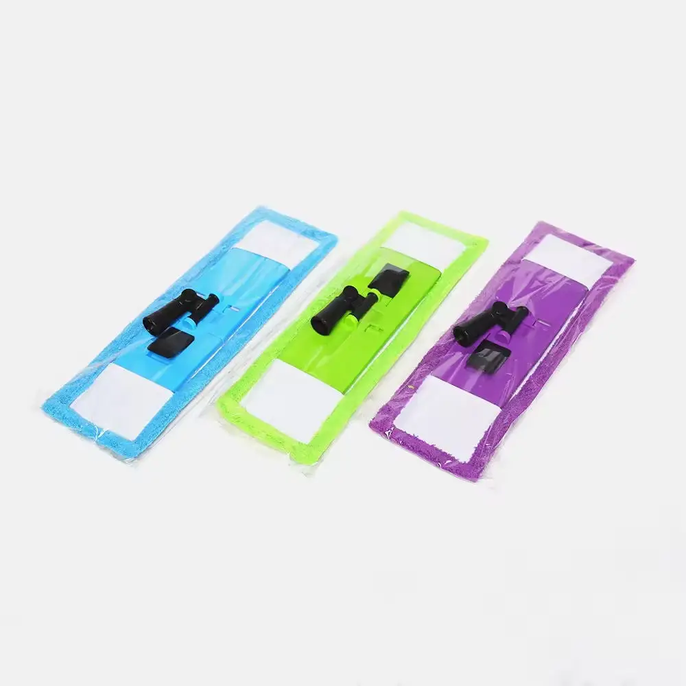 Wholesale durable design convenient rectangle microfiber flat mop
