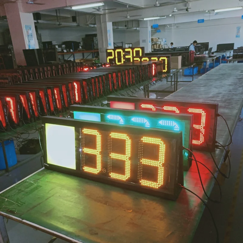 Custom Remote Control Digital Signage and Displays Red,Green, Yellow Tube Outdoor LED Display for Sale