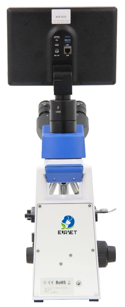 EURVET Good Price Biological Trinocular Optical Microscopio Trioculare Laboratory Triocular Biological Microscope With Camera