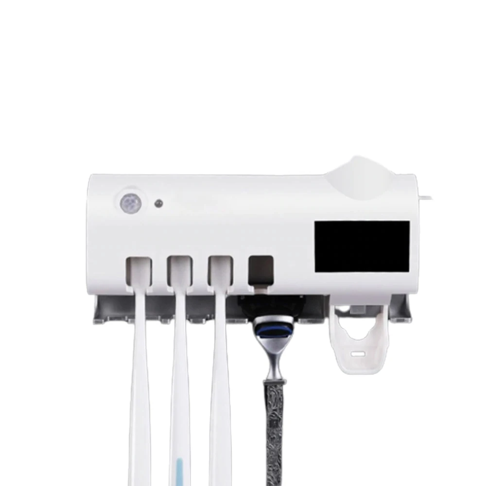 
Smart Solar Energy UV Toothbrush Holder Wall toothbrush and toothpaste holder toothpaste dispenser uv toothbrush 