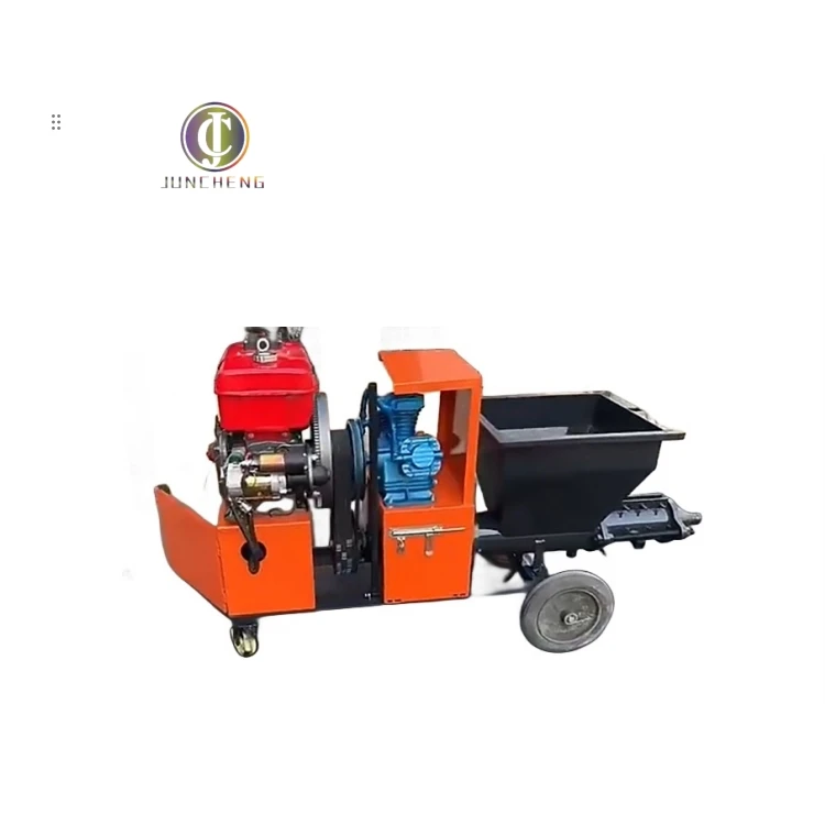 Cement Mortar Spraying Machine Pump Diesel Full Automatic Concrete Machinery Plastering Wall Putty Machine