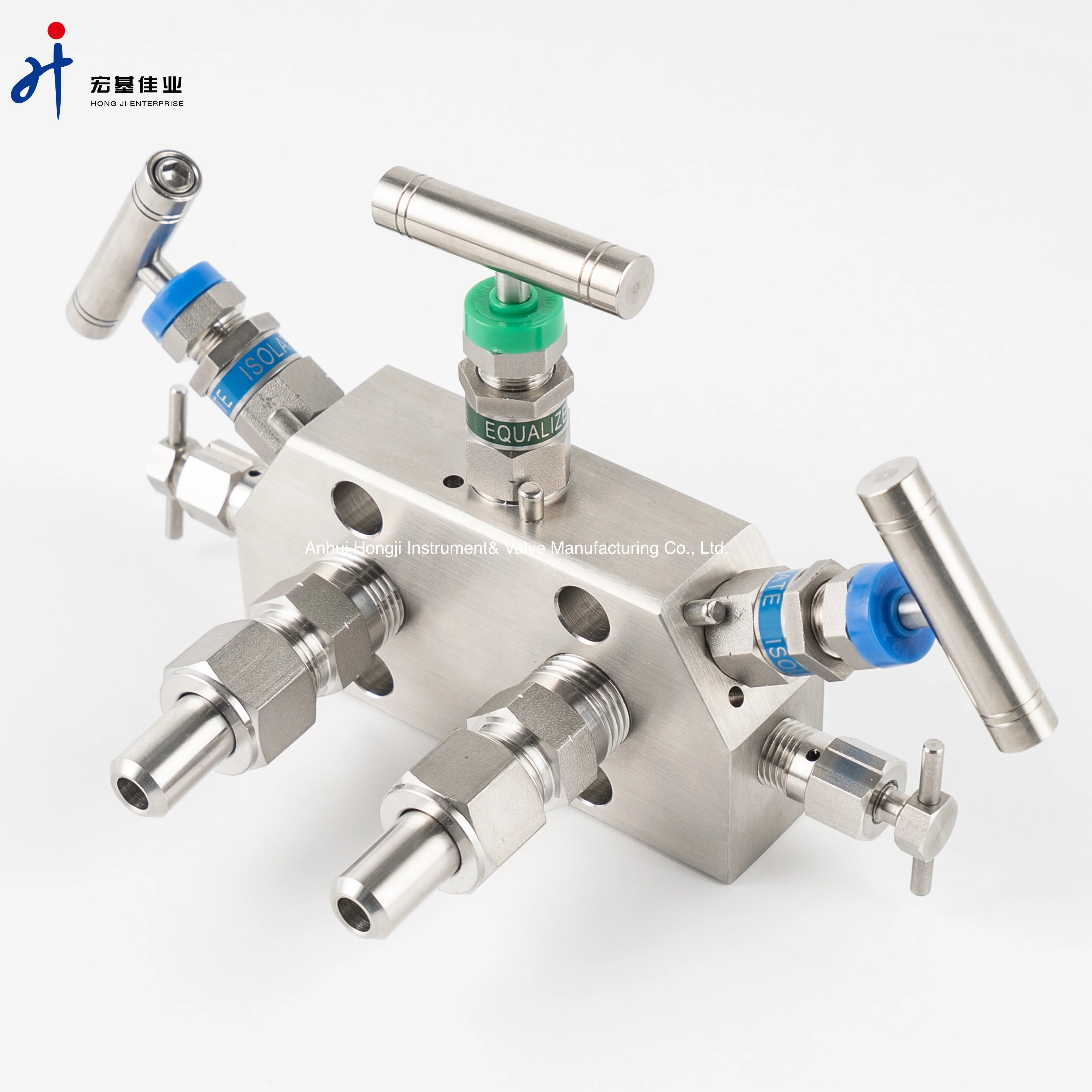 Stainless Steel 316 Coplana Stainless Steel 3-Valve Manifolds 6000psi for Rosemount Transmitter