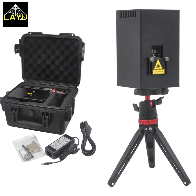 Professional RGB 3D Animation Drawing Text Laser DJ Disco Party Lighting APP WIFI Control 3W Laser Light Show Projector