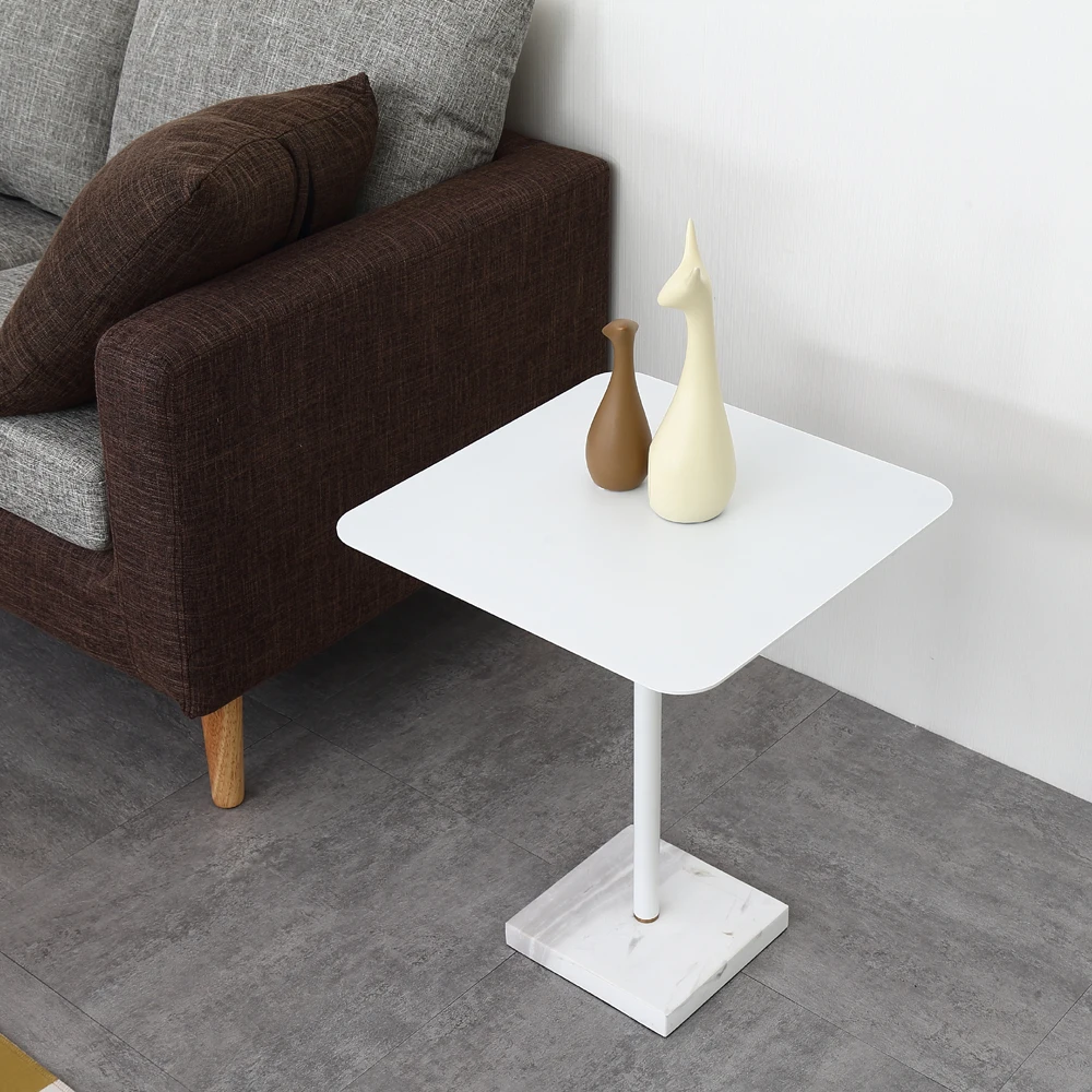 modern luxury Nordic Milk tea shop coffee room round coffee table for balcony