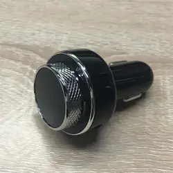 oem custom logo supported car fm modulator with bluetooth dual usb qc3.0 usb charger car mp3 player