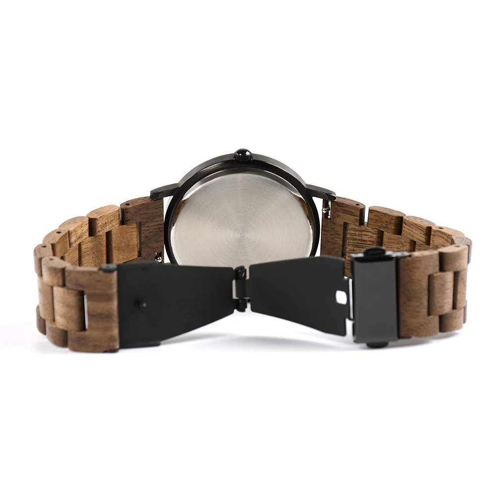 2021 New Arrivals Bewell Wood Watch Metal Case Men Minimalist Watches for Men Wholesales