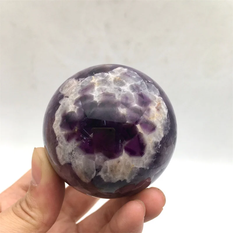 Natural Healing Stones High Quality Dream Amethyst Sphere Purple Polished Dreamy ball Crystal Crafts For Decoration