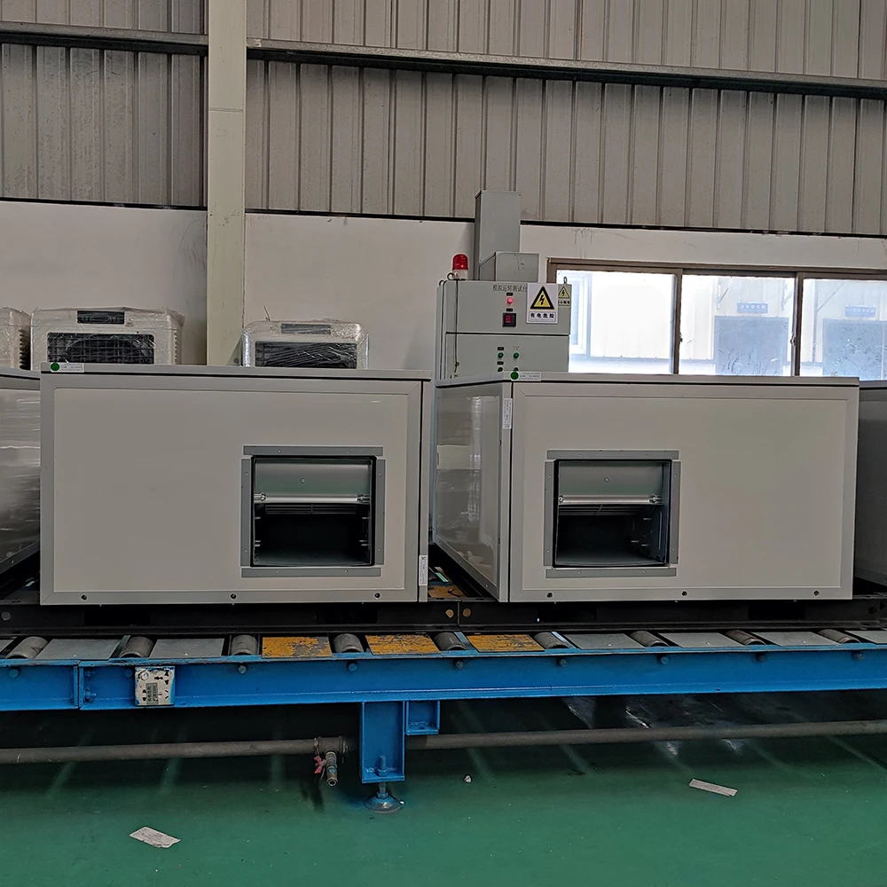 4 6 8 Rows Central Air Conditioner Indoor Ahu Double Skin Walls Cabinet Air Handing Unit