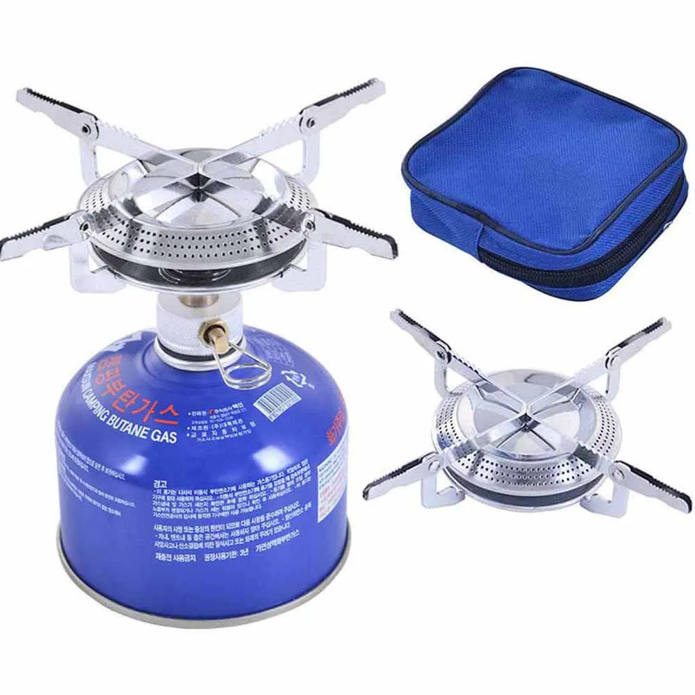 Outdoor Cooking Picnic Hiking  Camping Burner Gas Stove Portable Pocket Stove Small Power stove Head